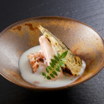 かにみそベシャメルソース掛